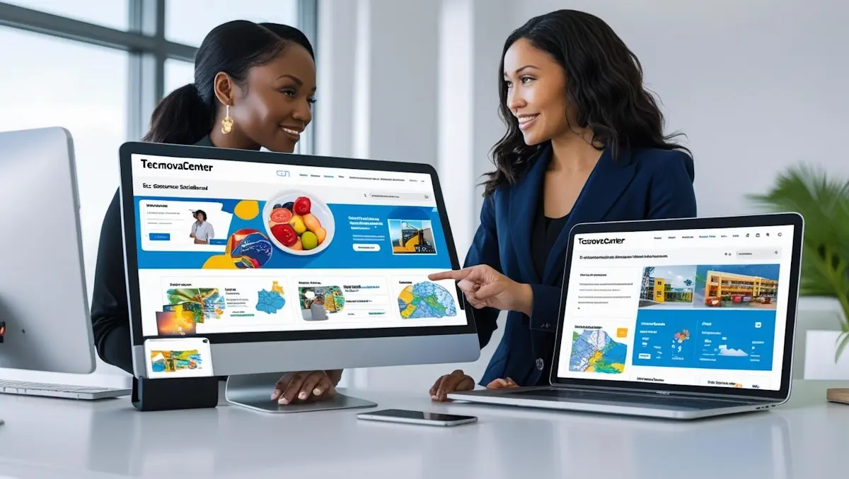 Un profesional explicando los beneficios de una landing page optimizada